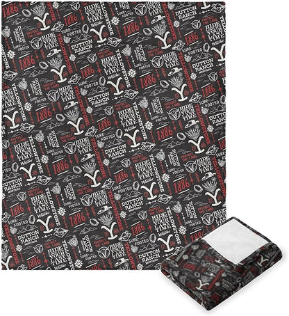 Northwest Yellowstone Silk Touch Throw Blanket, 50" x 60", Holiday Ride