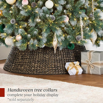Best Choice Products Full Scotch Pine Christmas Tree, 6ft Pre-Lit Frosted Holiday Decor w/ 1,200 Twinkling Micro LED Lights, 2-in-1 White & Multicolor