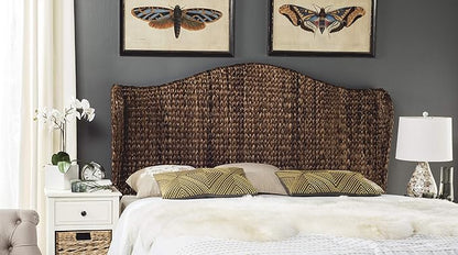 SAFAVIEH Home Collection Nadine Brown Winged Headboard, Full