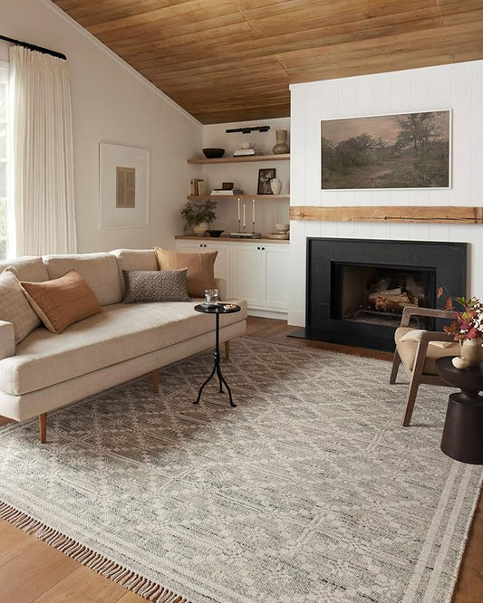 Loloi Angela Rose Rivers Collection RIV-02 Lagoon/Ivory 2'-3" x 3'-9" Reversible Accent Rug