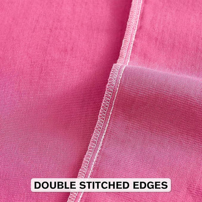 FUTEI Hot Pink Chenille Throw Pillow Covers 16x16 Inch Set of 2,Soft Striped & Diamond Textured Cushion Cases,Modern Home Decor for Couch Living Room