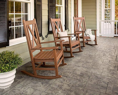 POLYWOOD® Braxton Rocker, Teak