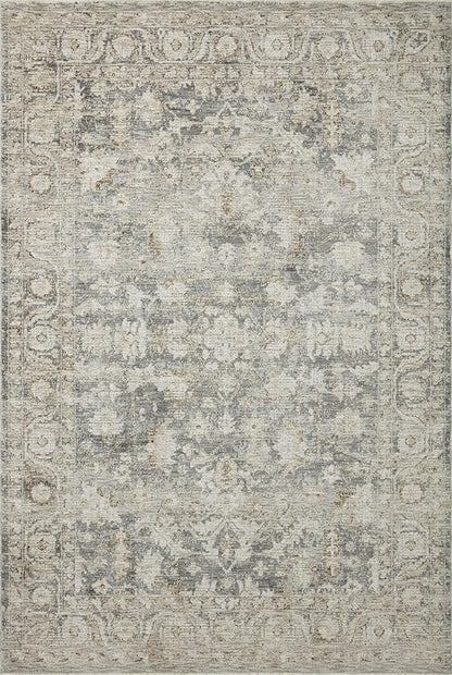 Loloi Amber Lewis Honora Collection HON-02 Slate/Beige 6'-7" x 9'-2" Area Rug