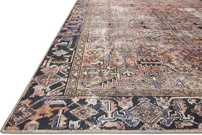 Loloi Chris Loves Julia Jules Collection JUL-02 Terracotta/Multi 8'-6'' x 11'-6'', .13" Pile Height, Area Rug