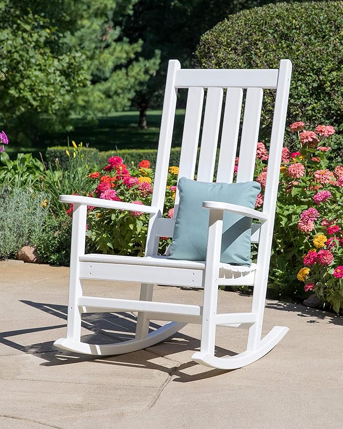 Polywood® Vineyard Porch Rocking Chair in Navy