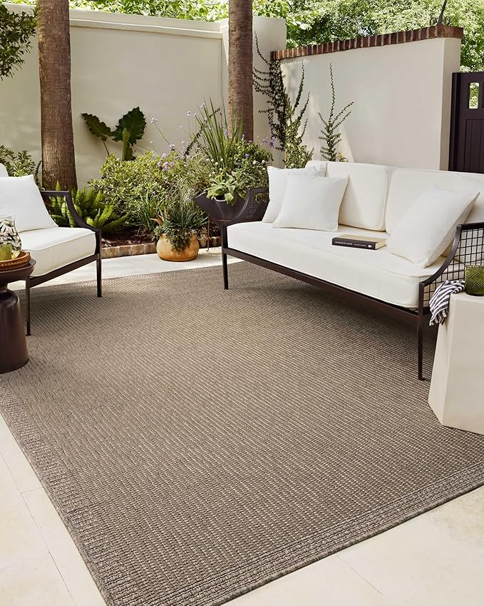 Loloi Chris Loves Julia Providence Collection PRC-02 Natural/Sand 2'-3" x 7'-7", .12" Pile Height, Indoor/Outdoor Runner Rug