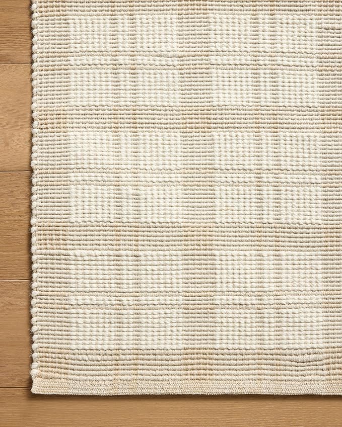 Loloi Magnolia Home by Joanna Gaines Ryder Collection RYD-01 Beige/Ivory 2'-6" x 7'-6" Runner Rug
