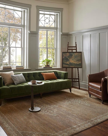 Loloi Magnolia Home by Joanna Gaines Mona Collection MOA-04 Sunset/Natural 8'-10" x 12' Area Rug