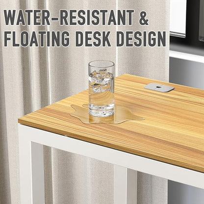 SHW 48-Inch Commercial-Grade Office Computer Desk, Oak
