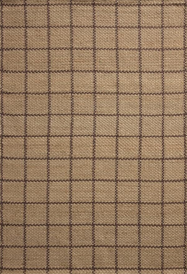 Loloi Chris Loves Julia Fletcher Collection FLE-01 Natural/Brown 2'-6" x 7'-6", .37" Pile Height, Runner Rug