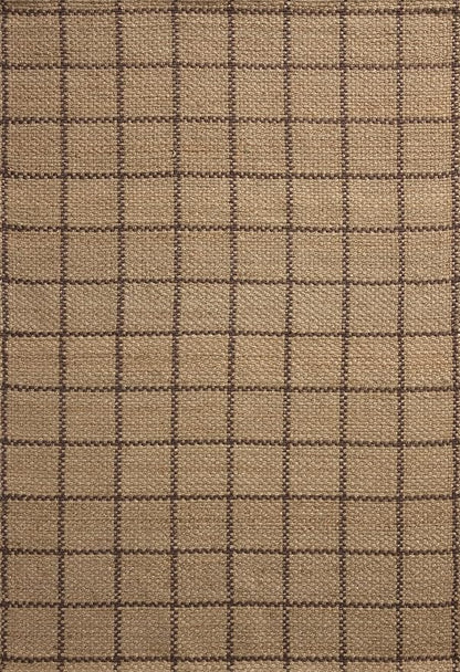 Loloi Chris Loves Julia Fletcher Collection FLE-01 Natural/Brown 2'-6" x 7'-6", .37" Pile Height, Runner Rug