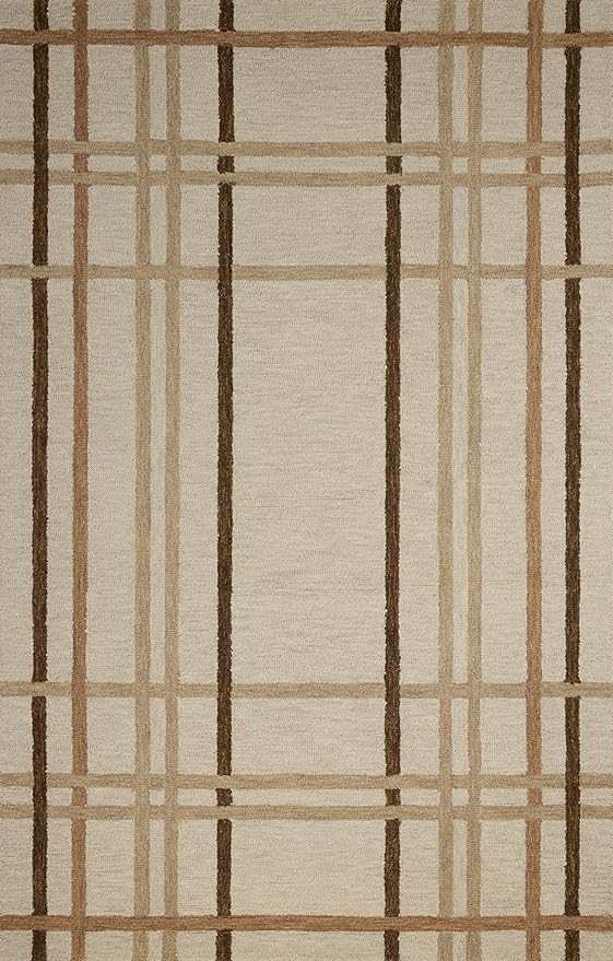 Loloi Magnolia Home by Joanna Gaines Waylon Collection WAY-01 Natural/Bark 7'-9" x 9'-9" Area Rug