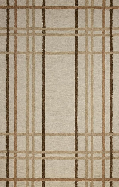 Loloi Magnolia Home by Joanna Gaines Waylon Collection WAY-01 Natural/Bark 7'-9" x 9'-9" Area Rug