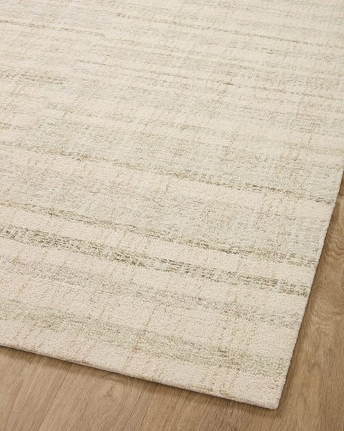 Loloi Chris Loves Julia Chris Collection CHR-02 Natural/Sage 9'-3'' x 13', .50" Pile Height, Area Rug