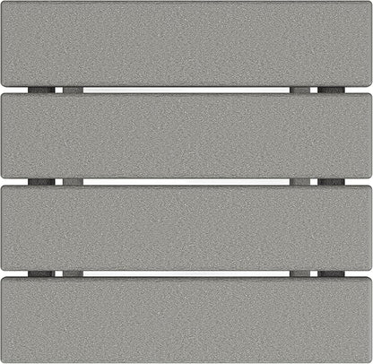 POLYWOOD ECT18GY Long Island Side Table, 18-Inch, Slate Grey