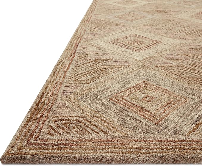 Loloi Varena Collection VAR-02 Berry/Multi 5'-0" x 7'-6" Area Rug