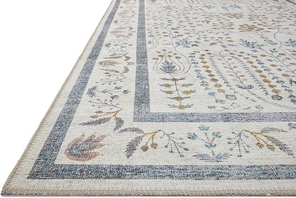 Loloi Rifle Paper Co. Maison Collection MAO-05 Wisteria Cream 3'-9" x 5'-6", .19" Pile Height, Accent Rug