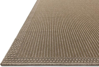Loloi Chris Loves Julia Providence Collection PRC-02 Natural/Sand 2'-3" x 3'-9", .12" Pile Height, Indoor/Outdoor Runner Rug