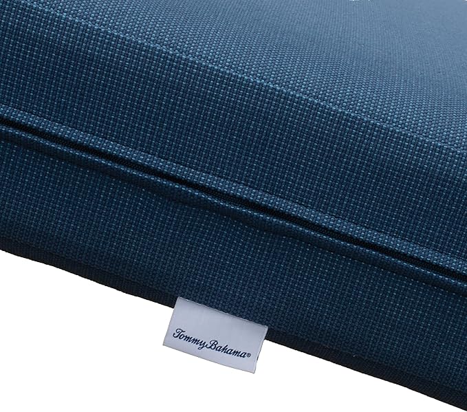 Tommy Bahama Deep Seating Lounge Cushion, 24" X 26" X 4", Bamboo Bay Cobalt