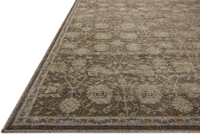Loloi Magnolia Home by Joanna Gaines Mona Collection MOA-03 BARK/Natural 8'-10" x 12' Area Rug