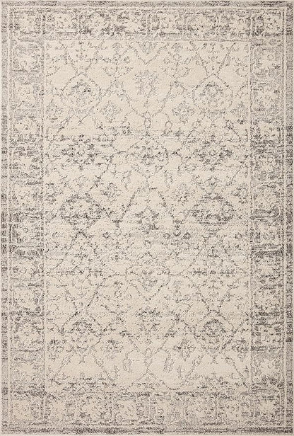 Loloi Magnolia Home by Joanna Gaines Gigi Collection GIG-02 Ivory/Stone 9'-2" x 13' Area Rug