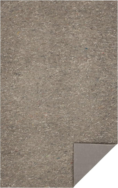 Mohawk Home 2' x 3' Non Slip Grip Rug Pad 3/8" Thick Dual Surface Felt Cushion + Rubber Gripper - Safe for All Floors