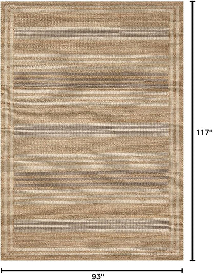Loloi Chris Loves Julia Judy Collection JUD-03 Natural/Dove 7'-9" x 9'-9" Area Rug