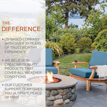Classic Accessories Ravenna Water-Resistant 42 x 18 x 3 Inch Outdoor Bench/Settee Cushion, Patio Furniture Swing Cushion, Mushroom, Patio Loveseat Cushion