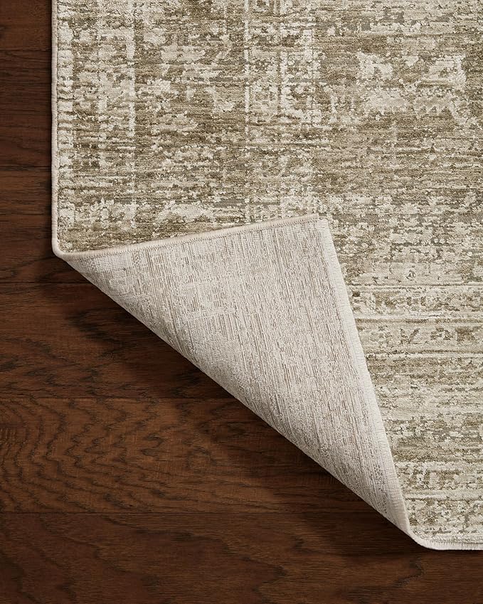 Loloi Amber Lewis Honora Collection HON-01 Khaki/Beige 9'-6" x 13' Area Rug