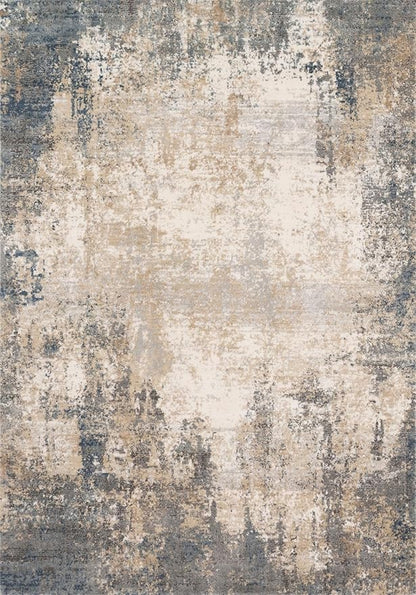 Loloi Teagan Collection TEA-08 Ivory/Mist 2'-8" x 13' Runner Rug, Large, Soft Neutral Rug, High-Traffic for Living Room, Bedroom, Home Office, Dining Area