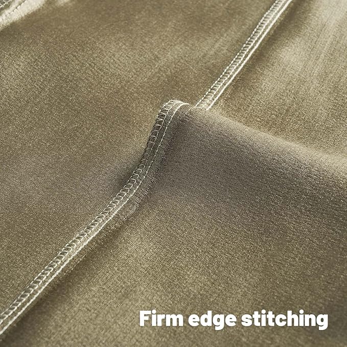 FUTEI Olive Green Chenille Decorative Throw Pillow Covers 24x24 Inch Set of 2,Soft Embossed Striped Textured European Cushion Case,Modern Home Decor for Couch Bed Living Room