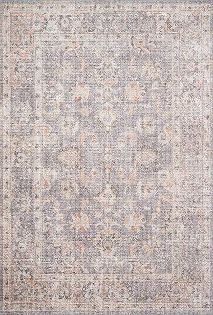 Loloi Skye Collection SKY-01 Grey/Apricot 2'-0" x 5'-0" Accent Rug
