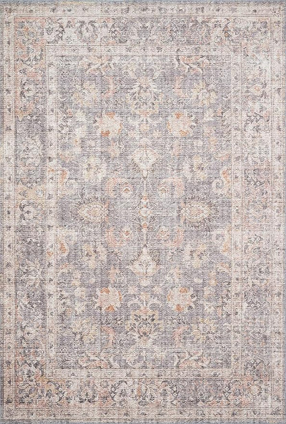 Loloi II Skye Collection SKY-01 Grey/Apricot 5'-0" x 7'-6" Area Rug