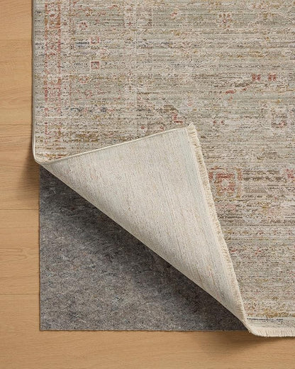 Loloi Chris Loves Julia Ida Collection IDA-05 Spa/Sunrise 5'-3" x 7'-6", .19" Pile Height, Area Rug