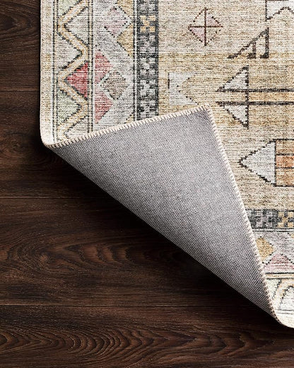 Loloi Skye Collection SKY-04 Gold/Blush 2'-6" x 12'-0" Runner Rug