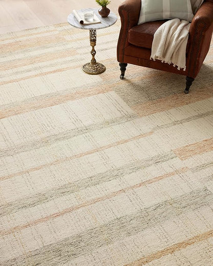 Loloi Chris Loves Julia Chris Collection CHR-04 Natural/Multi 3'-6'' x 5'-6'', .50" Pile Height, Accent Rug