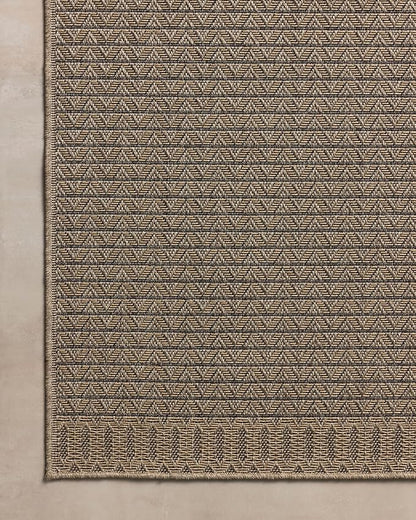 Loloi Chris Loves Julia Providence Collection PRC-05 Natural/Graphite 7'-6" x 10', .12" Pile Height, Indoor/Outdoor Area Rug