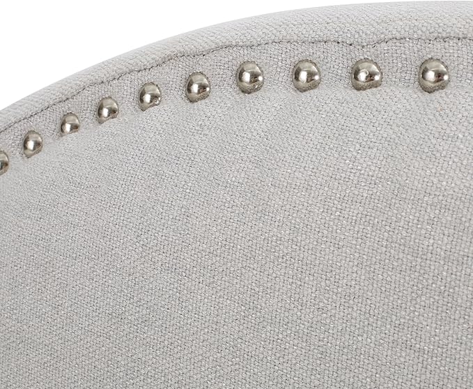 Christopher Knight Home Nora Headboard - Fully Upholstered, Queen / Full, Light Grey