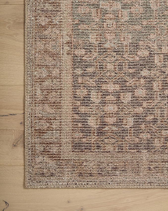 Loloi Angela Rose Aubrey Collection AUB-04 Sage/Bark 3'-9" x 5'-6", .19" Pile Height, Accent Rug