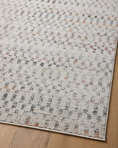 Loloi Kamala Collection KAM-05 Grey/Multi 4'-0" x 6'-0" Accent Rug