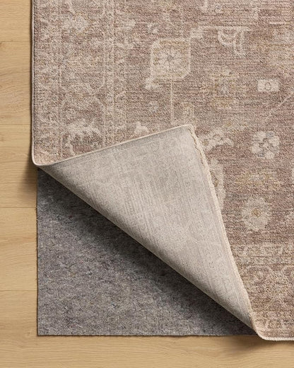Loloi Chris Loves Julia Louisa Collection LOI-03 Taupe/Ivory 2'-3" x 3'-10", .38" Pile Height, Accent Rug