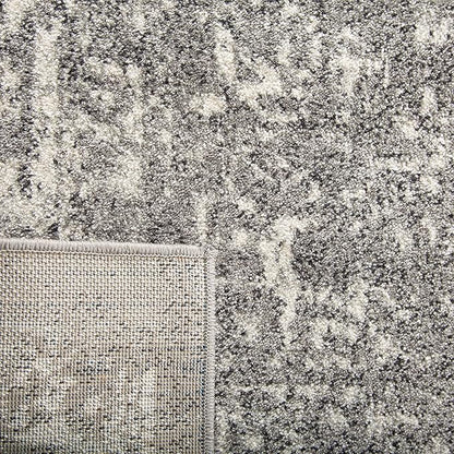 SAFAVIEH Evoke Collection 4' x 6' Grey/Ivory EVK256D Oriental Distressed Non-Shedding Living Room Bedroom Accent Rug