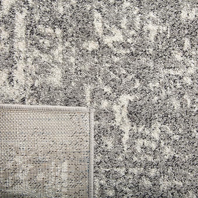 SAFAVIEH Evoke Collection 12' x 18' Grey/Ivory EVK256D Oriental Distressed Non-Shedding Living Room Bedroom Dining Home Office Area Rug
