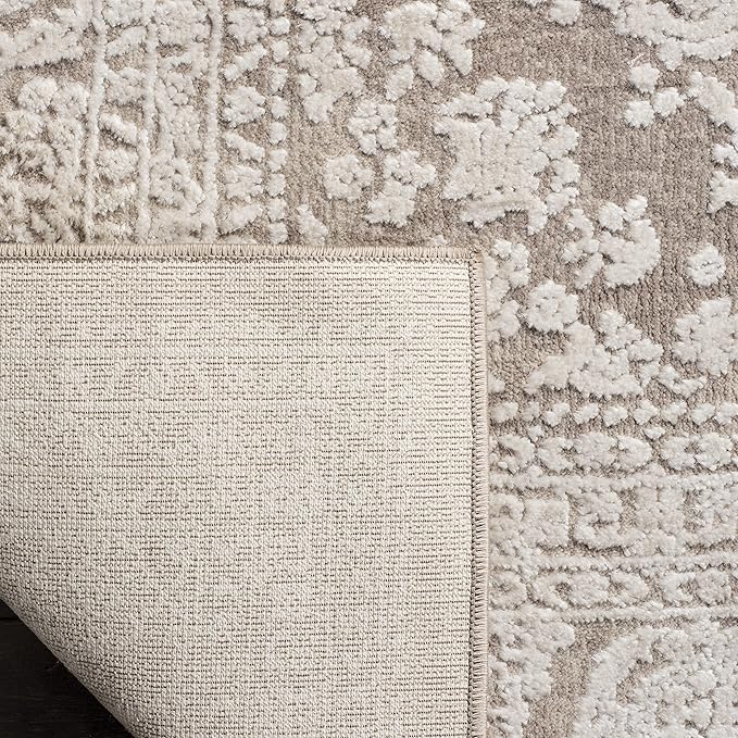 SAFAVIEH Reflection Collection Runner Rug - 2'3" x 22', Beige & Cream, Non-Shedding & Easy Cleaning, Ideal for Living Room, Dining, Bedroom (RFT668A)