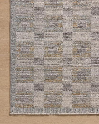 Loloi Amber Lewis Cali Collection CIL-07 Mist/Wheat 9'-6" x 13', .25" Pile Height, Area Rug