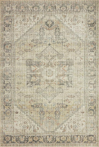 Loloi Skye Collection SKY-13 Natural/Sand 7' x 9' Oval Area Rug