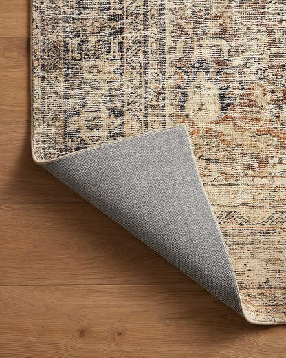Loloi Amber Lewis Morgan Collection MOG-01 Sunset/Ink 2'-3" x 7'-6" 38" Thick Runner Rug feat. CloudPile, Neutral, Room Décor, Vintage Inspired, Livingroom, Bedroom, Dining Area