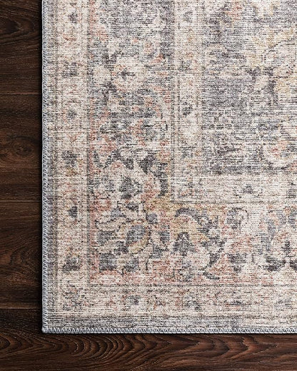 Loloi Skye Collection SKY-01 Grey/Apricot 2'-6" x 10'-0" Runner Rug