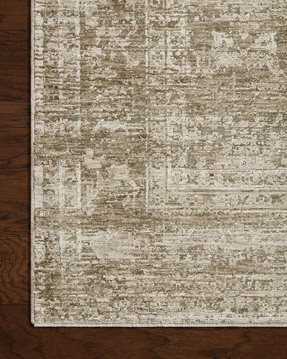 Loloi Amber Lewis Honora Collection HON-01 Khaki/Beige 9'-6" x 13' Area Rug