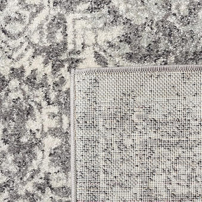 SAFAVIEH Area Rug 10x14 - Evoke Collection - Large - Grey & Ivory, Distressed Design, Non-Shedding & Easy to Clean, Ideal for Living Room, Bedroom, Dining Space (EVK256D)